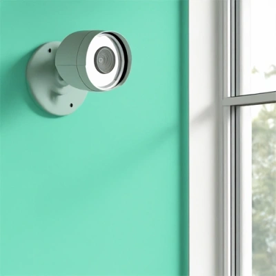 Reno vivint camera facing a window